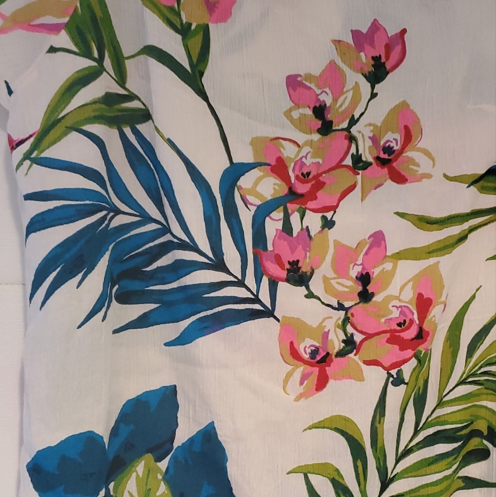 🌤Billabong Tropical Floral Top, Sz. Small - Picture 5 of 5